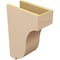 Ekena Millwork 6"W x 12"D x 18"H Classic Van Buren Rough Cedar Woodgrain TimberThane Corbel, Primed Tan CORUR06X12X18VANRCPR - alternate 4